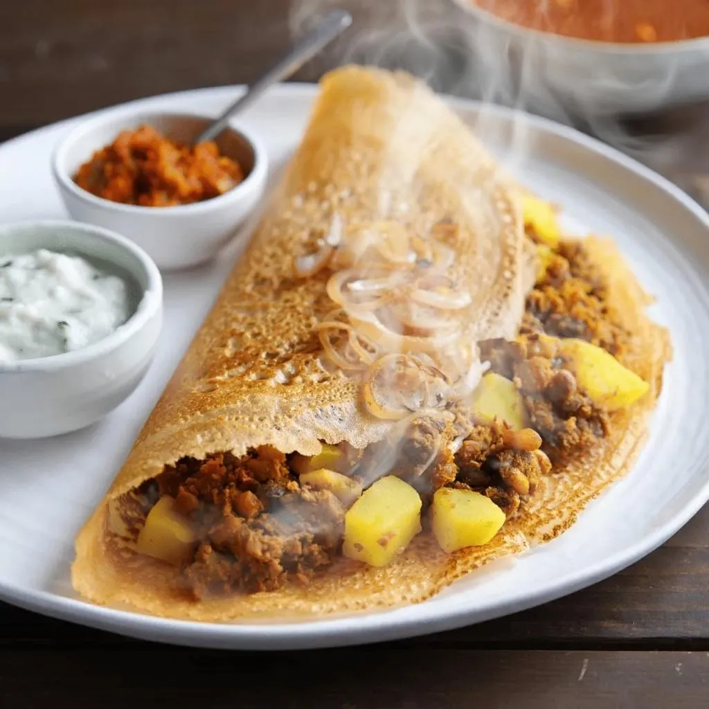 Onion Masala Dosa