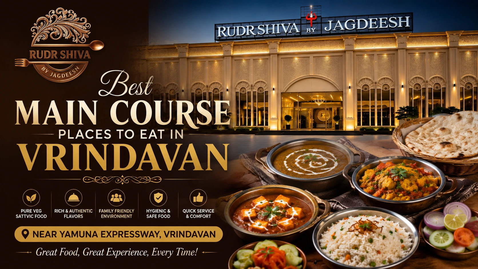Best Main Course Places to Eat Vrindavan
