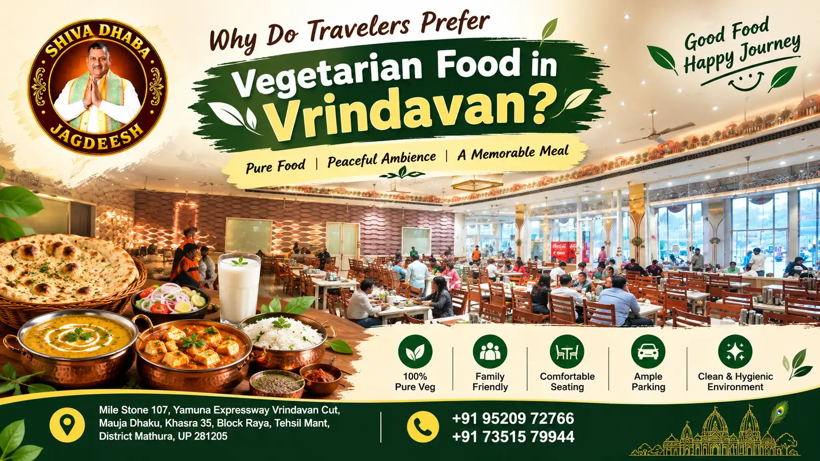 Why Do Travelers Prefer Vegetarian Food in Vrindavan?